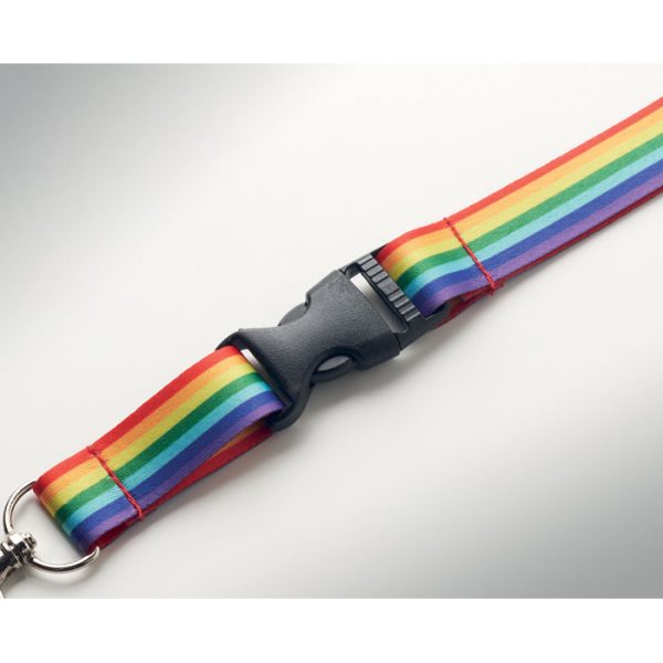 Κορδόνι Λαιμού Lanyard Rainbow RPET dxprint.gr